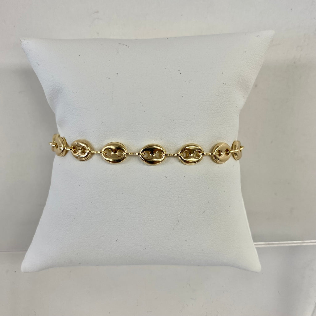 Mariner Link Gold Bracelet