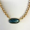 Blaze Gold-Filled Labradorite Stone Necklace