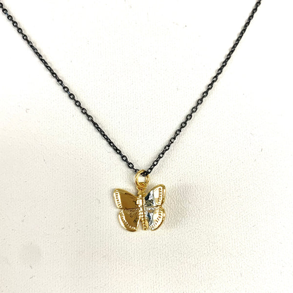 Sterling Silver & Gold-Filled Dainty Charm Necklace