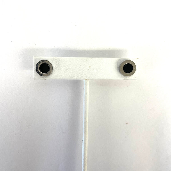 Silver And Black Circle Earrings Made In Italy