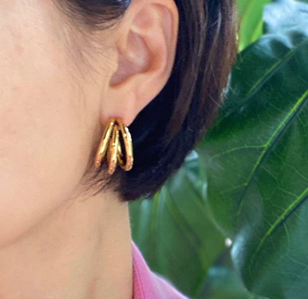 Triple Layer Earrings