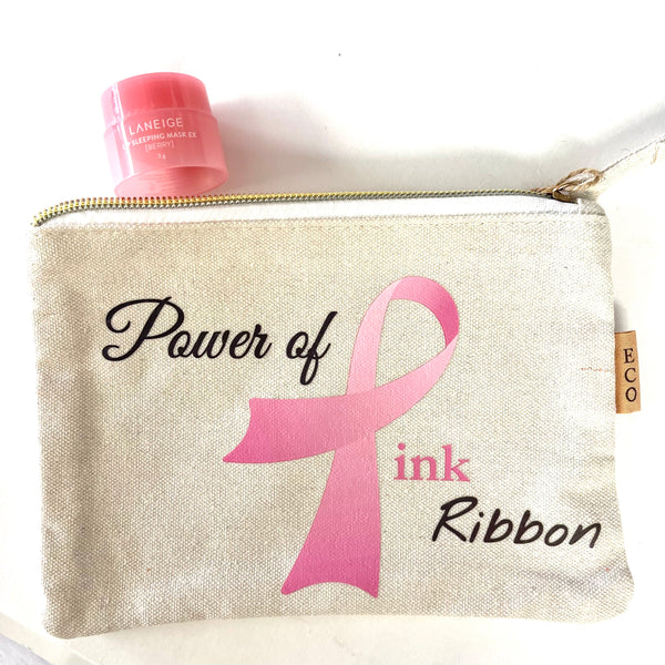 Power of Pink Ribbon Pouch