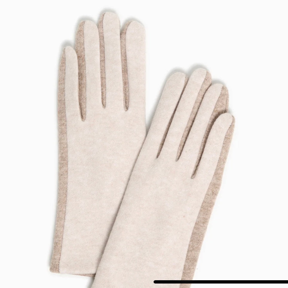 Two-Tone Chic Gloves