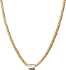 Hammered Barrel Necklace