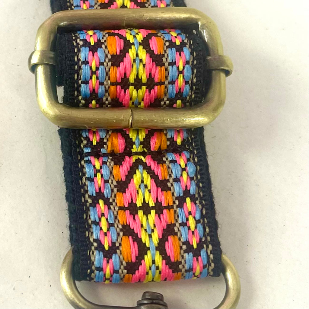 Embroidered Mayan Guitar Strap
