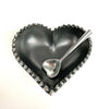 Etched Heart Bowl With Spoon