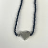 Long Beaded Heart Necklaces