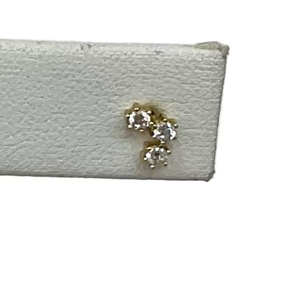 Triple Stud Earrings