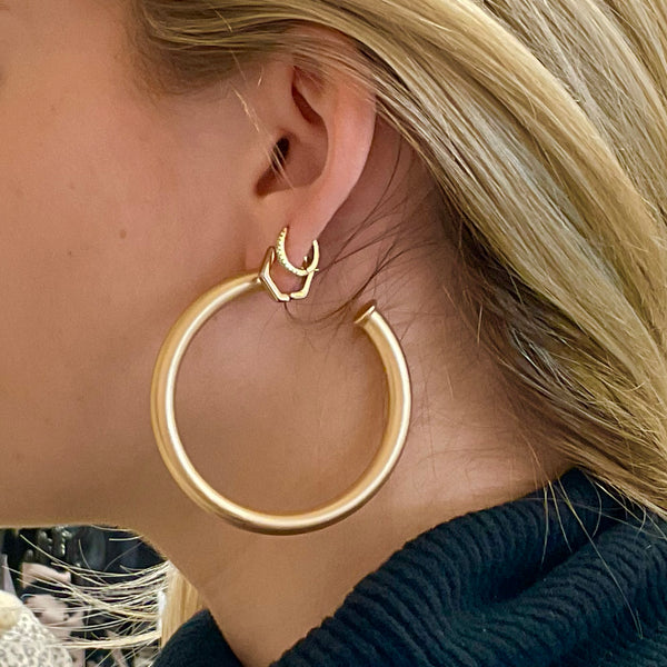 Upper Class Brushed Hoops