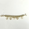 Genuine Pearl Clover Charm Bracelet