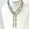 Oval Link Y-Chain Necklace