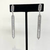 Elongated Marquise Baguette Drop Earring