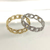 Curb Chain Adjustable Ring