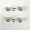 Sterling Silver CZ Studs