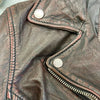 Sofia Black/Brown Leather Jacket