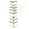 Colorful Enamel Box Chain Bracelets