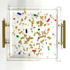 Large Pill Tray with Gold Hardware