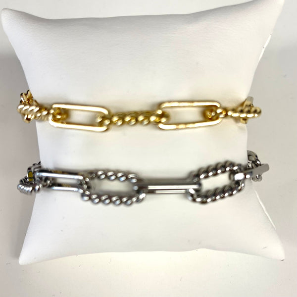 Rope Paperclip Bracelet