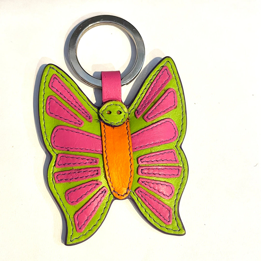 ILI Fun Leather Butterfly Keychains