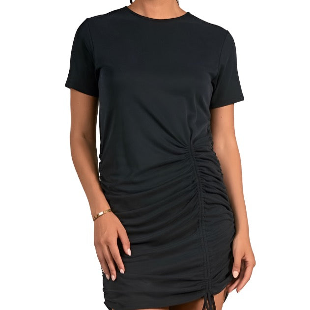 Vacation Ready Black Cinched Dress Accessorize Me Vacation Ready Black Cinched Dress Accessorize Me