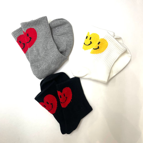 Smile Heart Socks