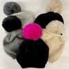 Slouch Hat with Faux Pom