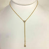 Gold Y Diamond By The Yard Necklace