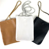 Perforated Vegan Leather Crossbody Bag
