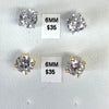 Sterling Silver CZ Studs