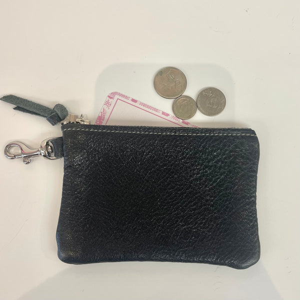 Zina Kao Leather Credit Card/Key Pouch