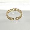 Curb Chain Adjustable Ring