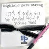 Highland Park Strong Notepad